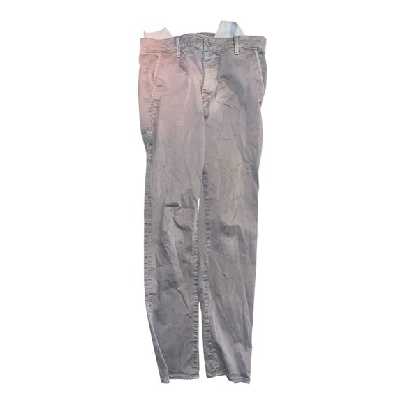 AG Adriano Goldschmied Lux Khaki Tailored Trouser Men’s Pants 32R Dark Khaki - Picture 1 of 6